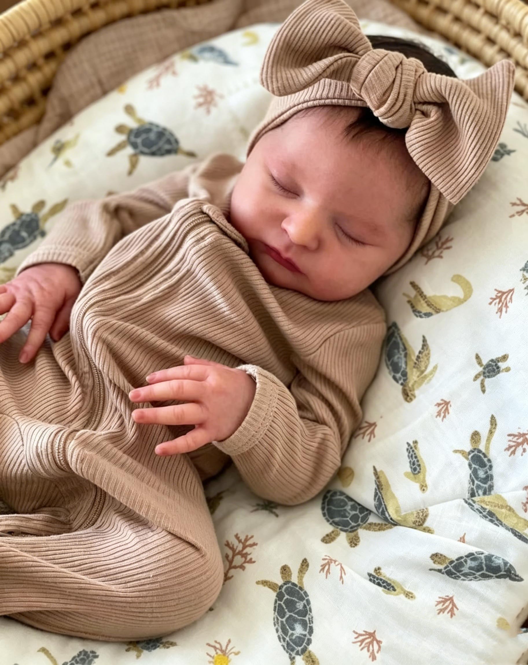 Zero Pam Reborn Baby Dolls, 19 Inch Realistic Baby Doll Girl Soft
